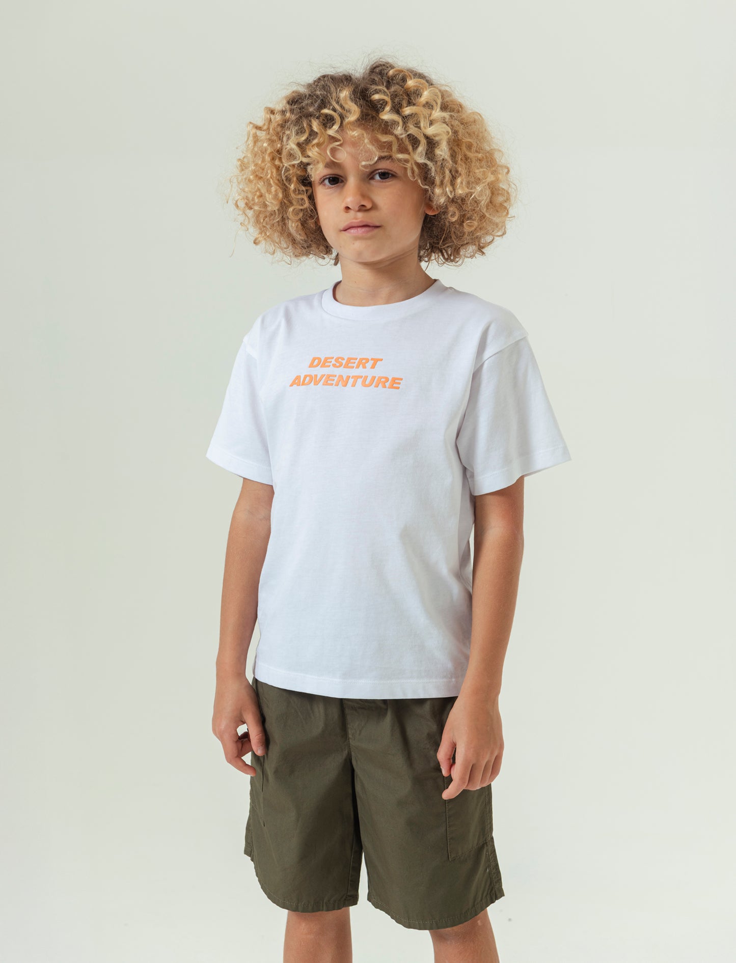 T-shirt con ricamo da bambino - Bianco