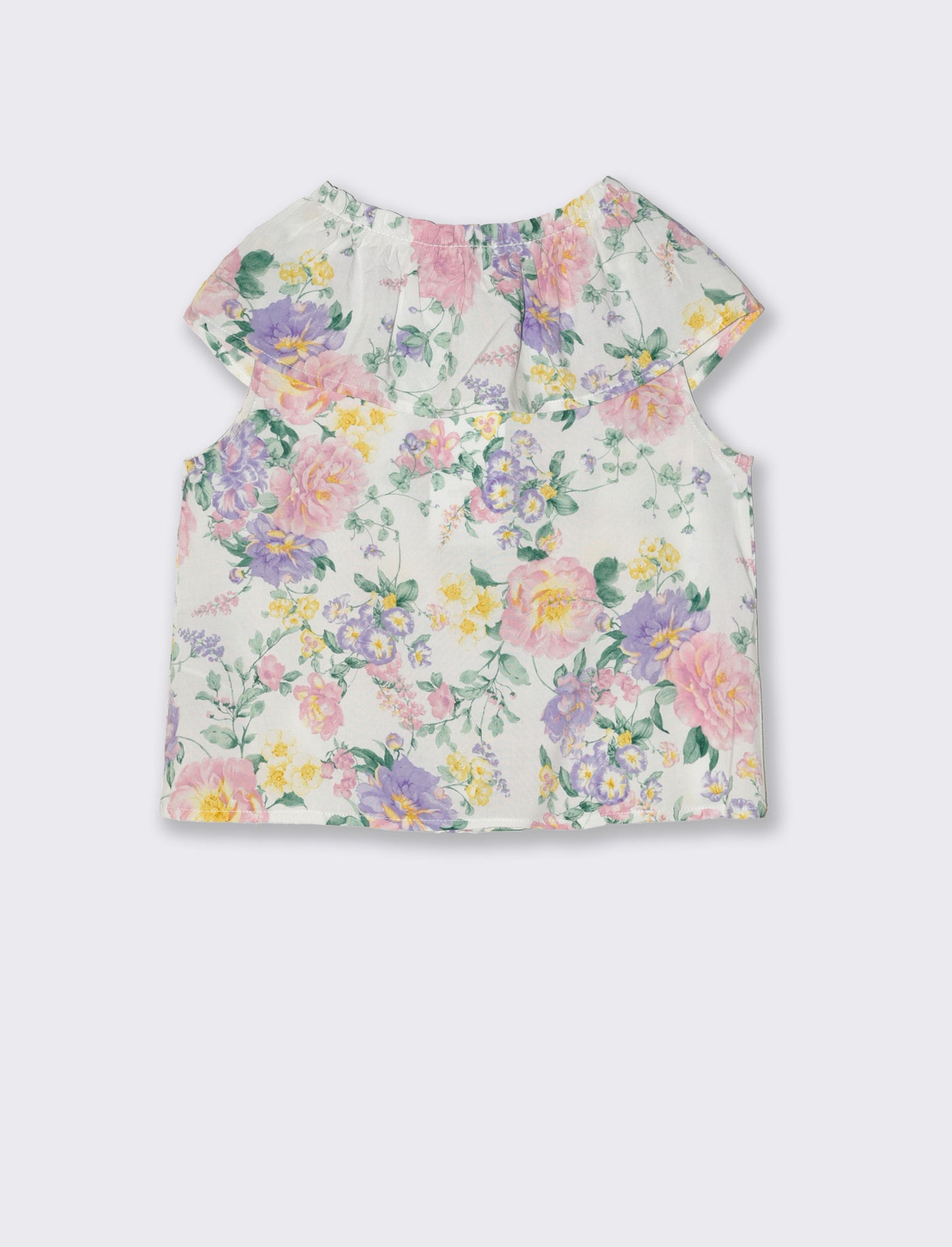 Camicia in viscosa da bambina - Fiorato