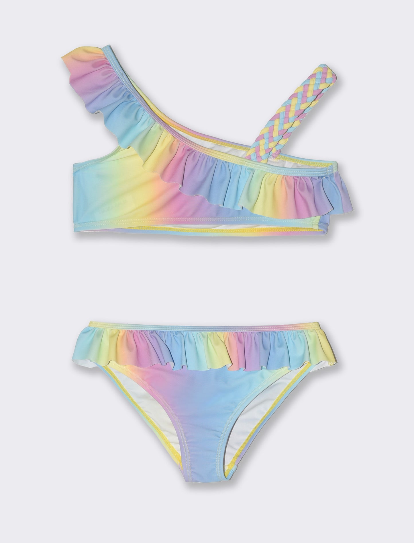 Costume arcobaleno da bambina - Multicolore