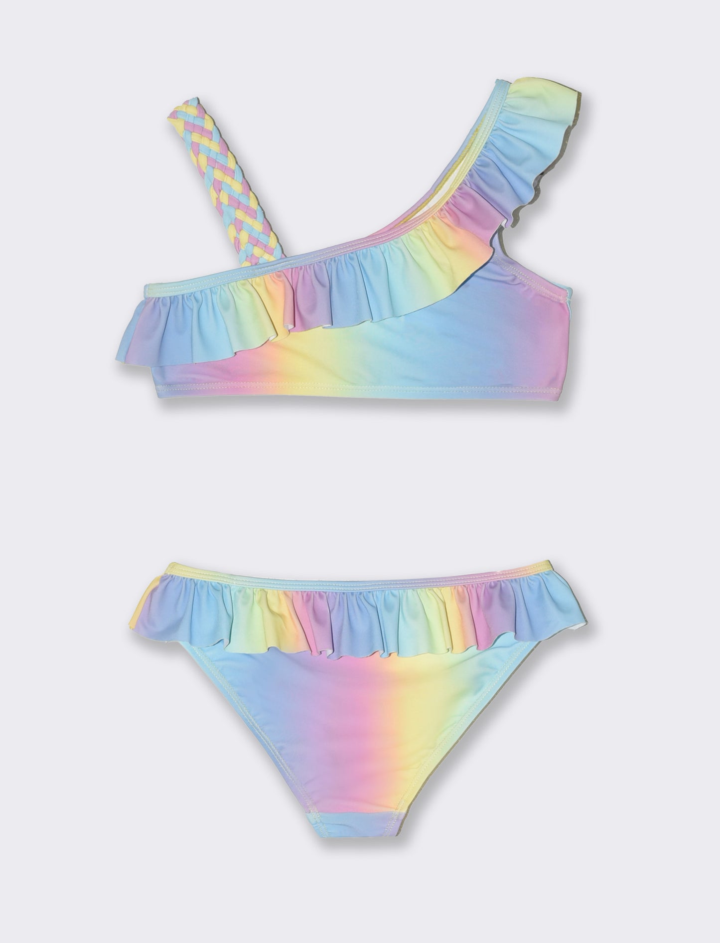 Costume arcobaleno da bambina - Multicolore