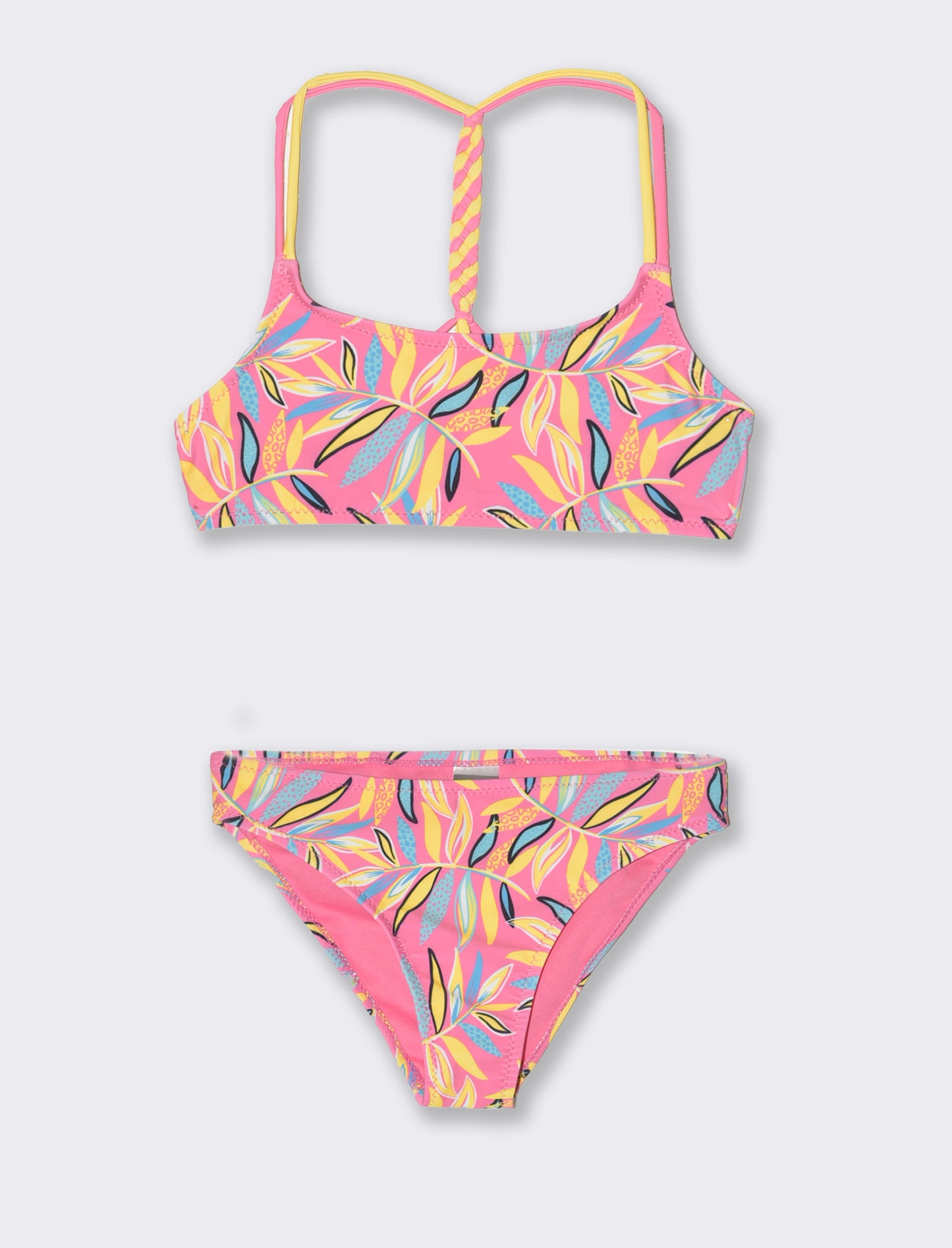 Costume bambina trecce da bambina - Fuxia