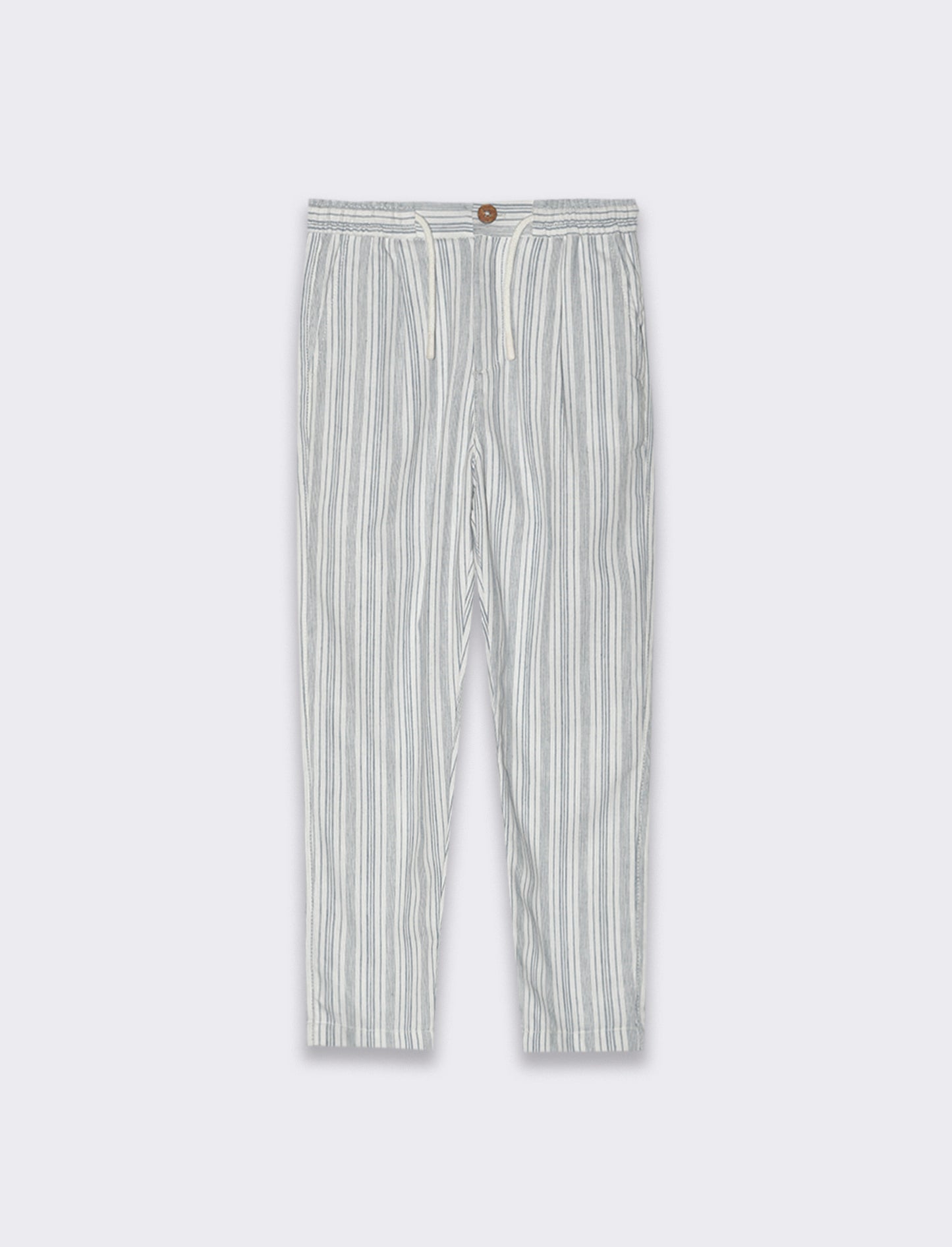 Jogger in misto lino da bambino - Righe