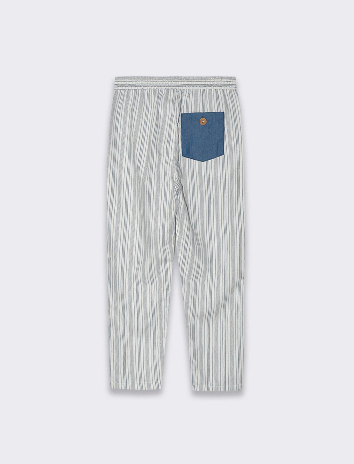 Jogger in misto lino da bambino - Righe
