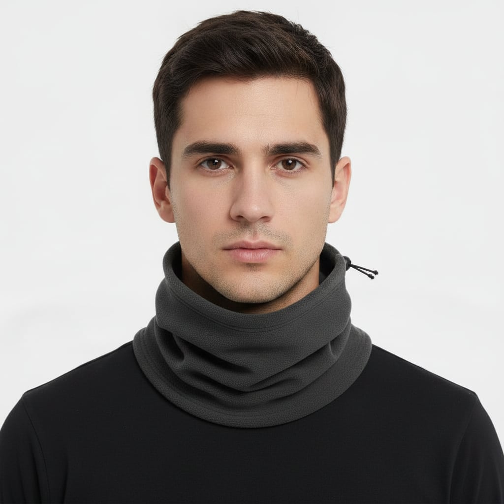 Basic men's drawstring neck - Grey