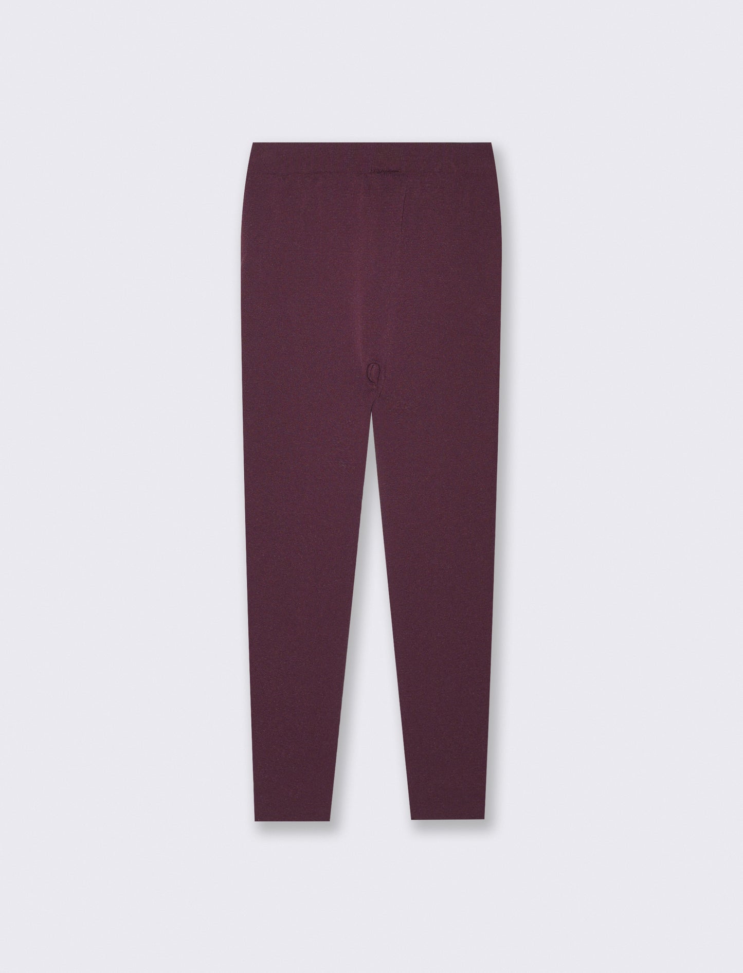 Girls' leggings with zip and ribbing - Red