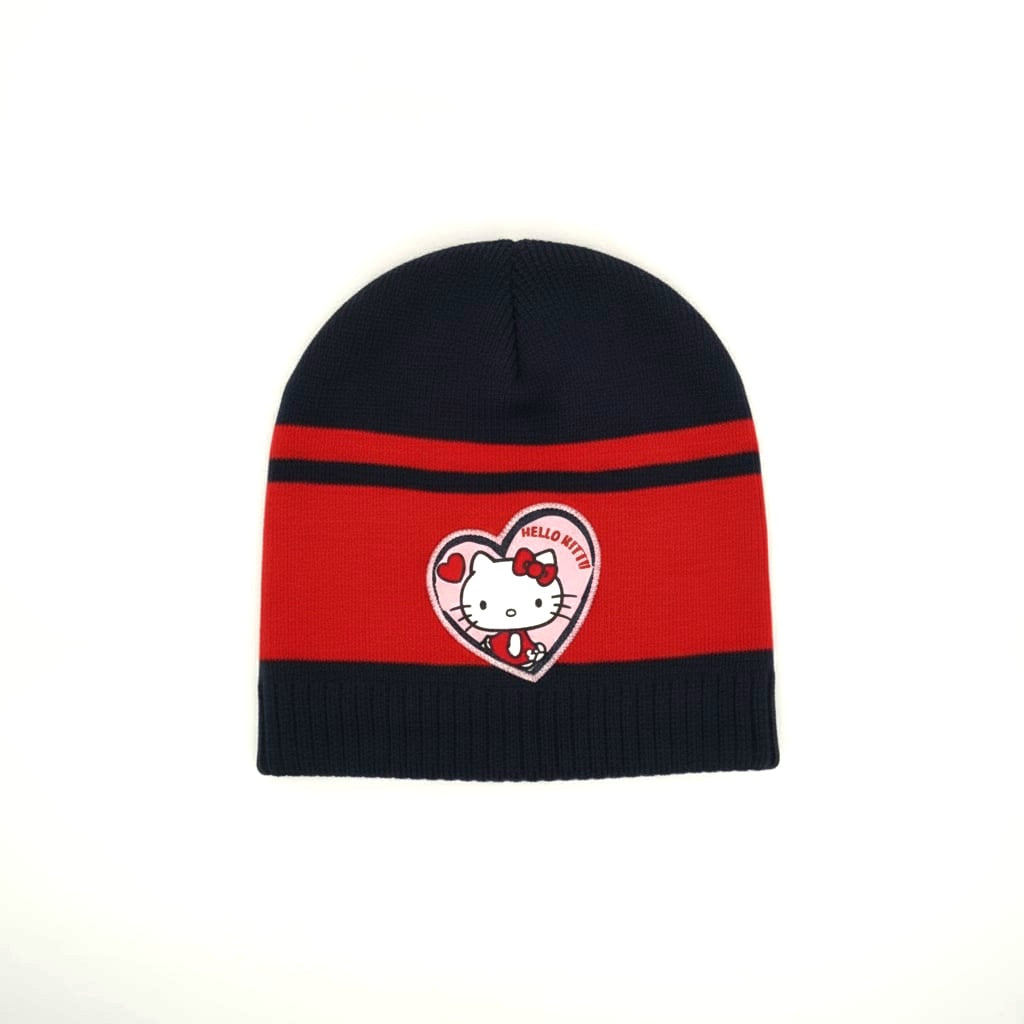 Cuffia licenze per bambina colorata - Blu navy