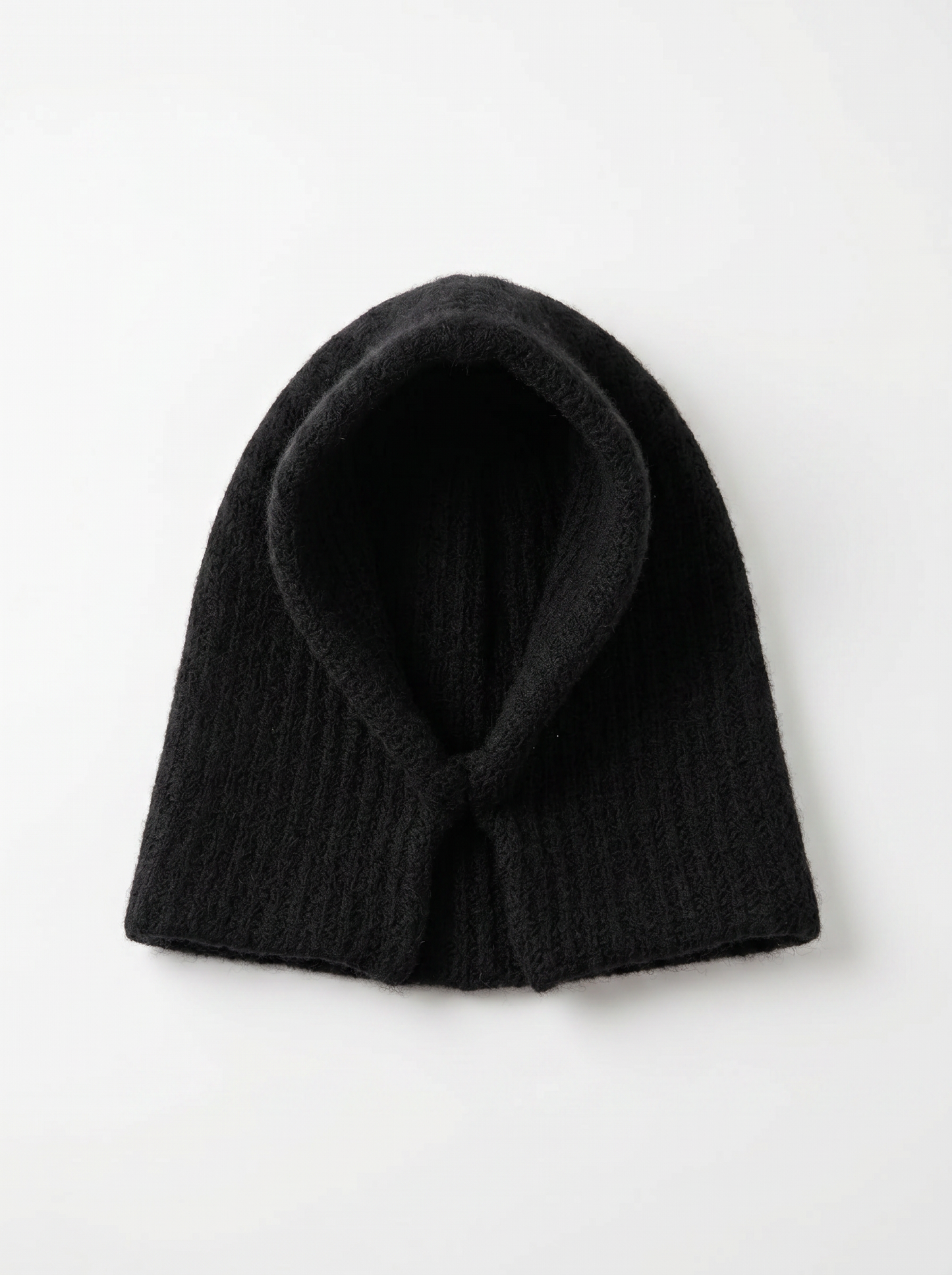 Elegant Balaclava Hood - Black