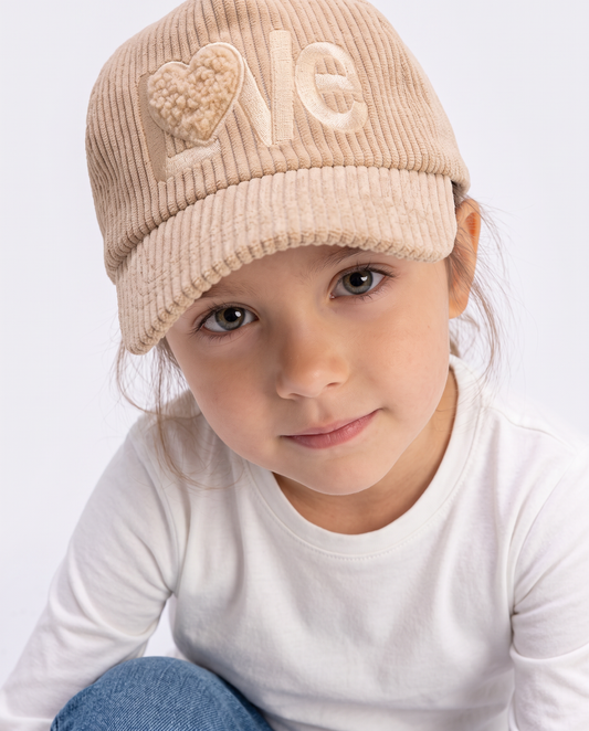 Baseball a coste con scritta distintiva - Beige