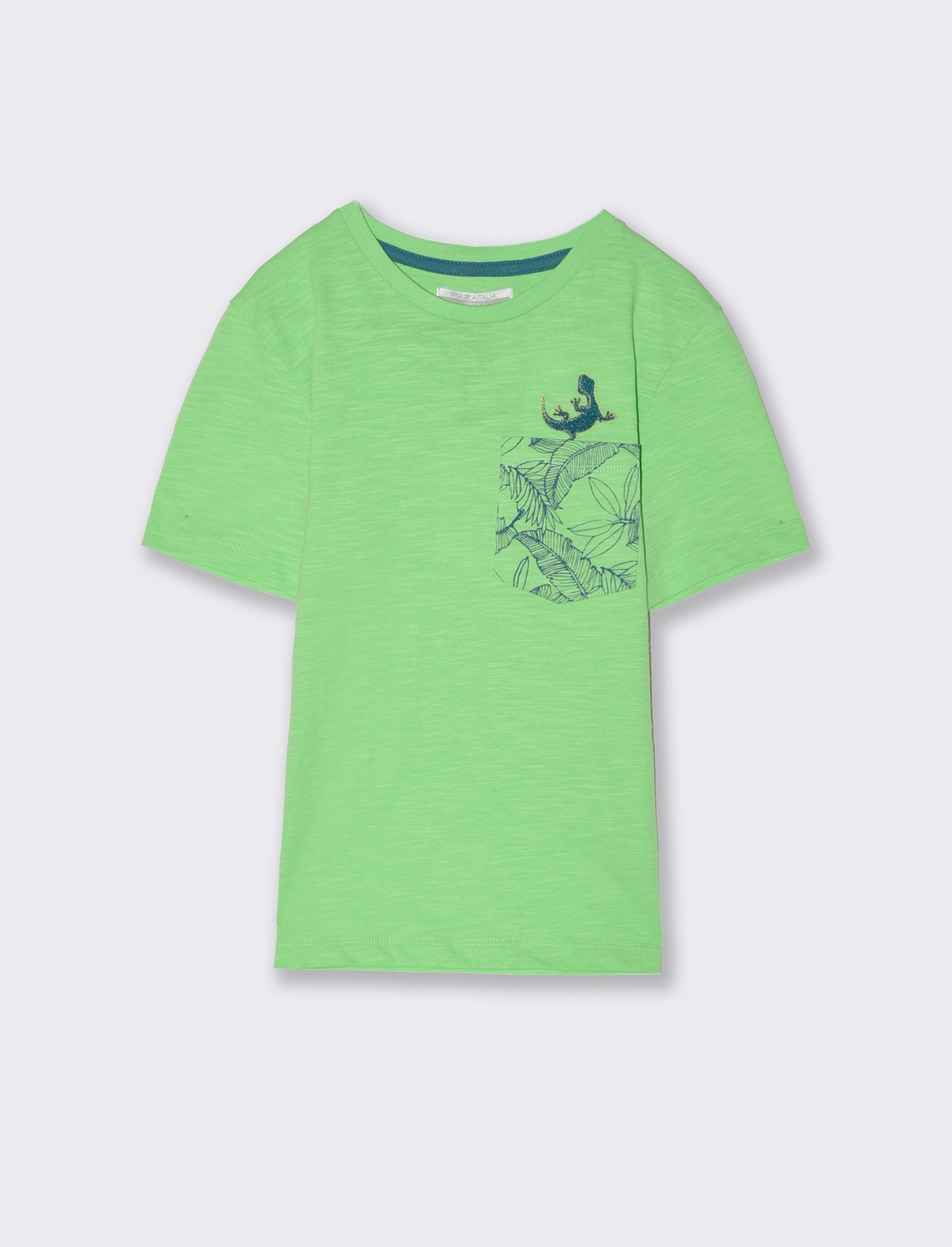 T-shirt con stampa geco da bambino - Verde mela