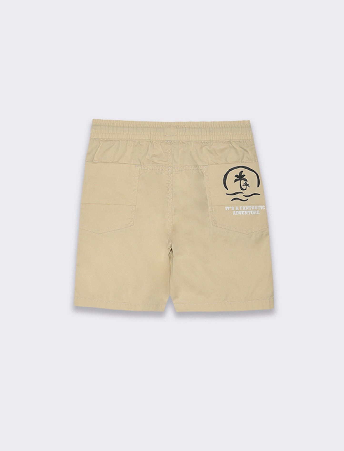 Bermuda in cotone da bambino - Beige