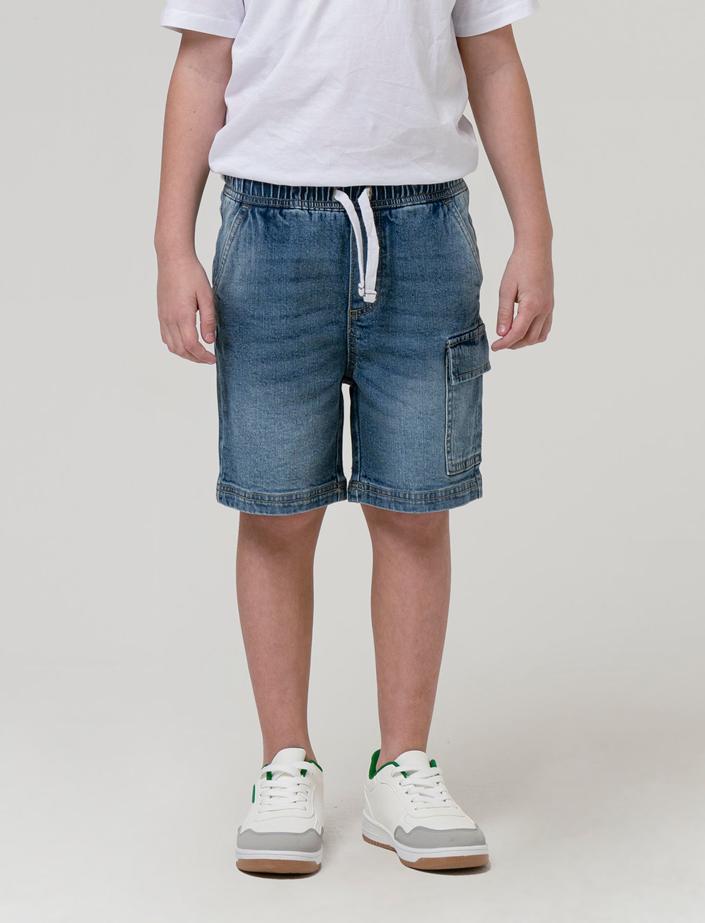 Cargo in denim da bambino - Denim