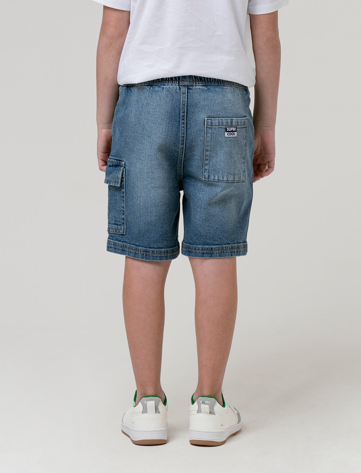 Cargo in denim da bambino - Denim