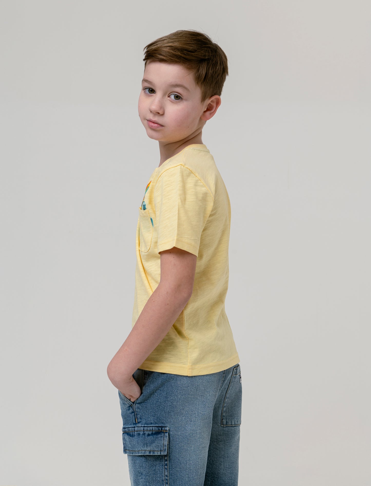 T-shirt da bambino - Giallo
