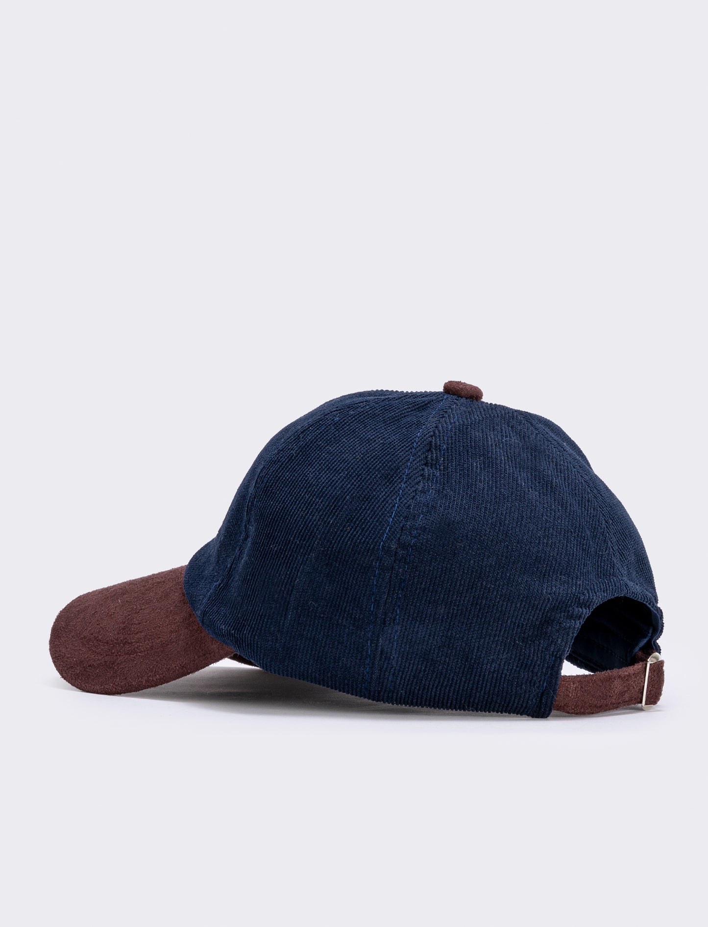 Visiera Baseball a Contrasto con Ricamo - Blu