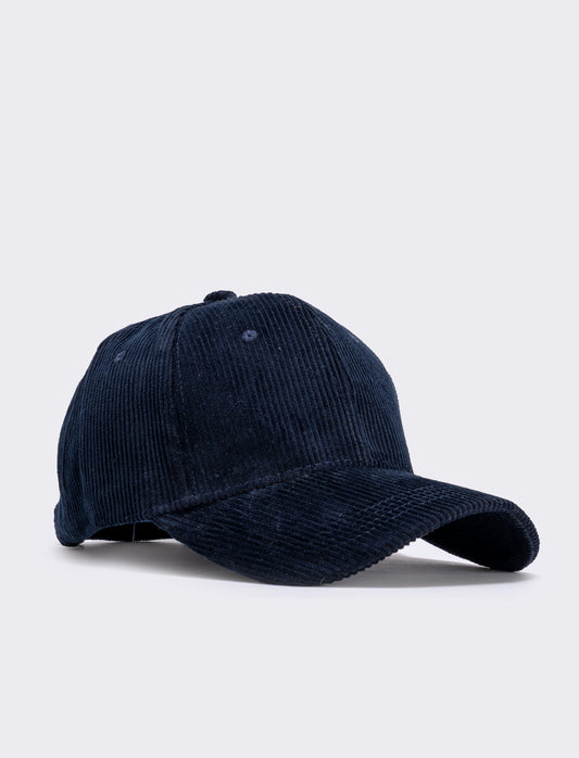Baseball in velluto a costine uomo - Blu
