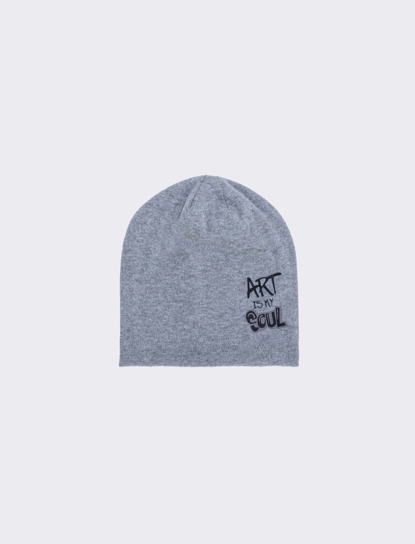 Cuffia basic con bordino elegante - Grigio