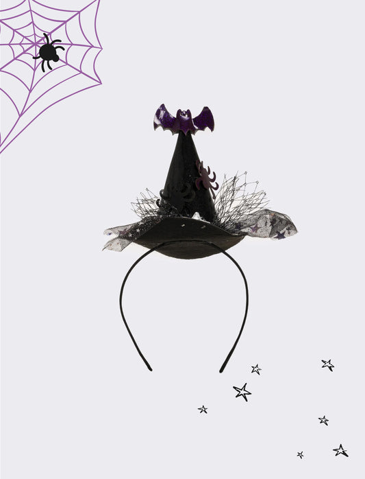 Cerchietto halloween bambina vari soggetti - Lilla