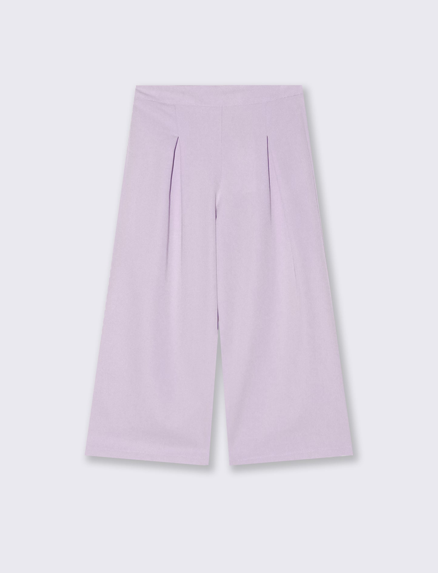 Wide-leg trousers for elegant girls - Purple