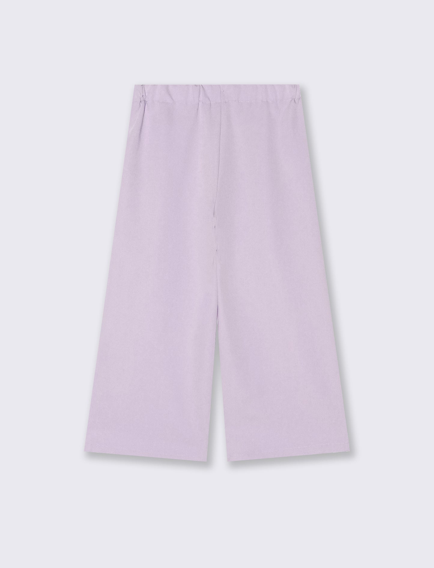 Wide-leg trousers for elegant girls - Purple