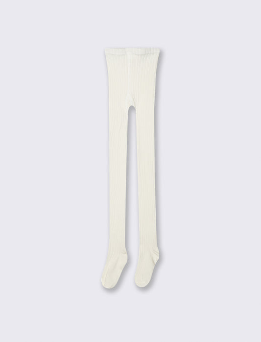 Velvet Bow Elastic Stockings - White