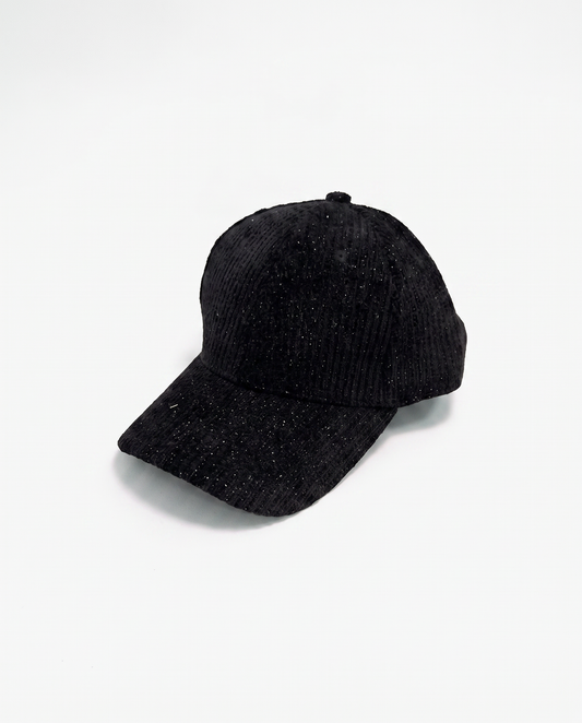 Cappello baseball con lurex - Nero