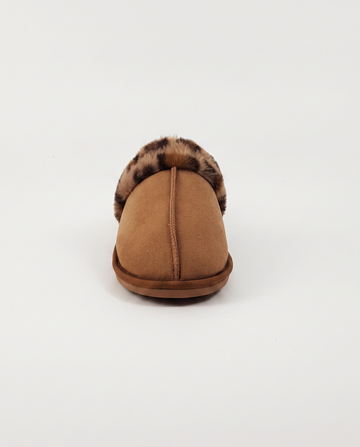 Leopard print fabric slippers - Animalier