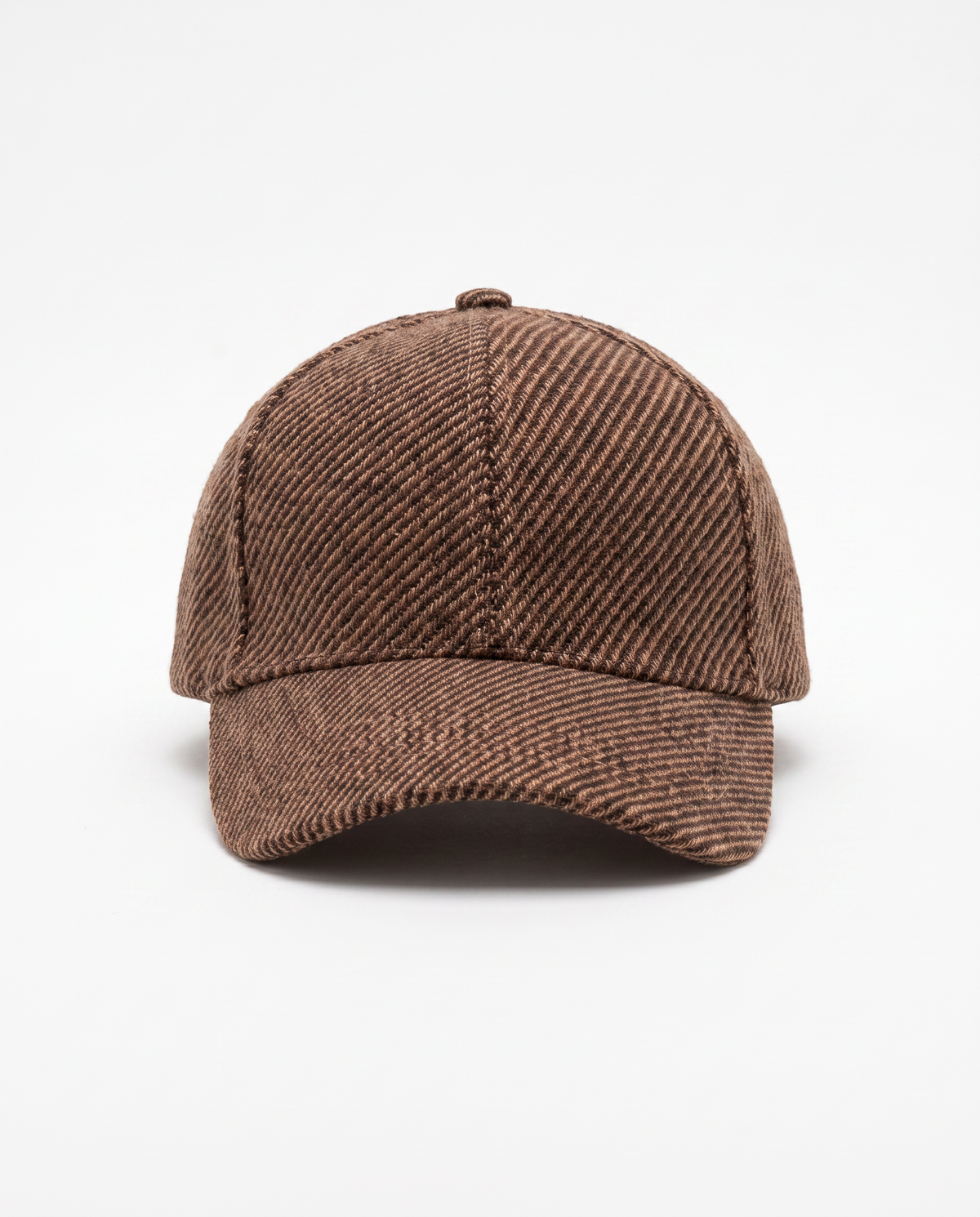 Baseball in tessuto spigato per uomo - Beige