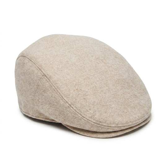 Coppola basic in panno per uomo - Beige