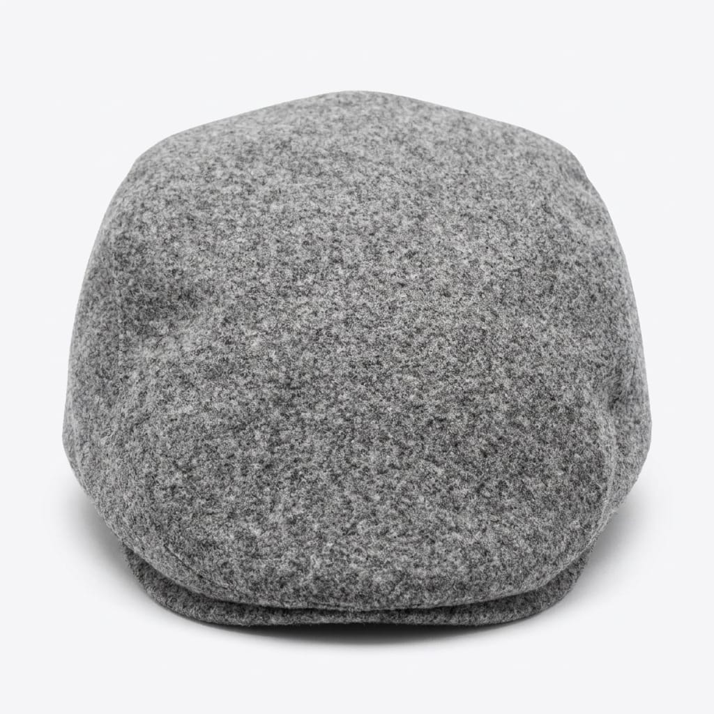 Coppola basic in panno per uomo - Grigio