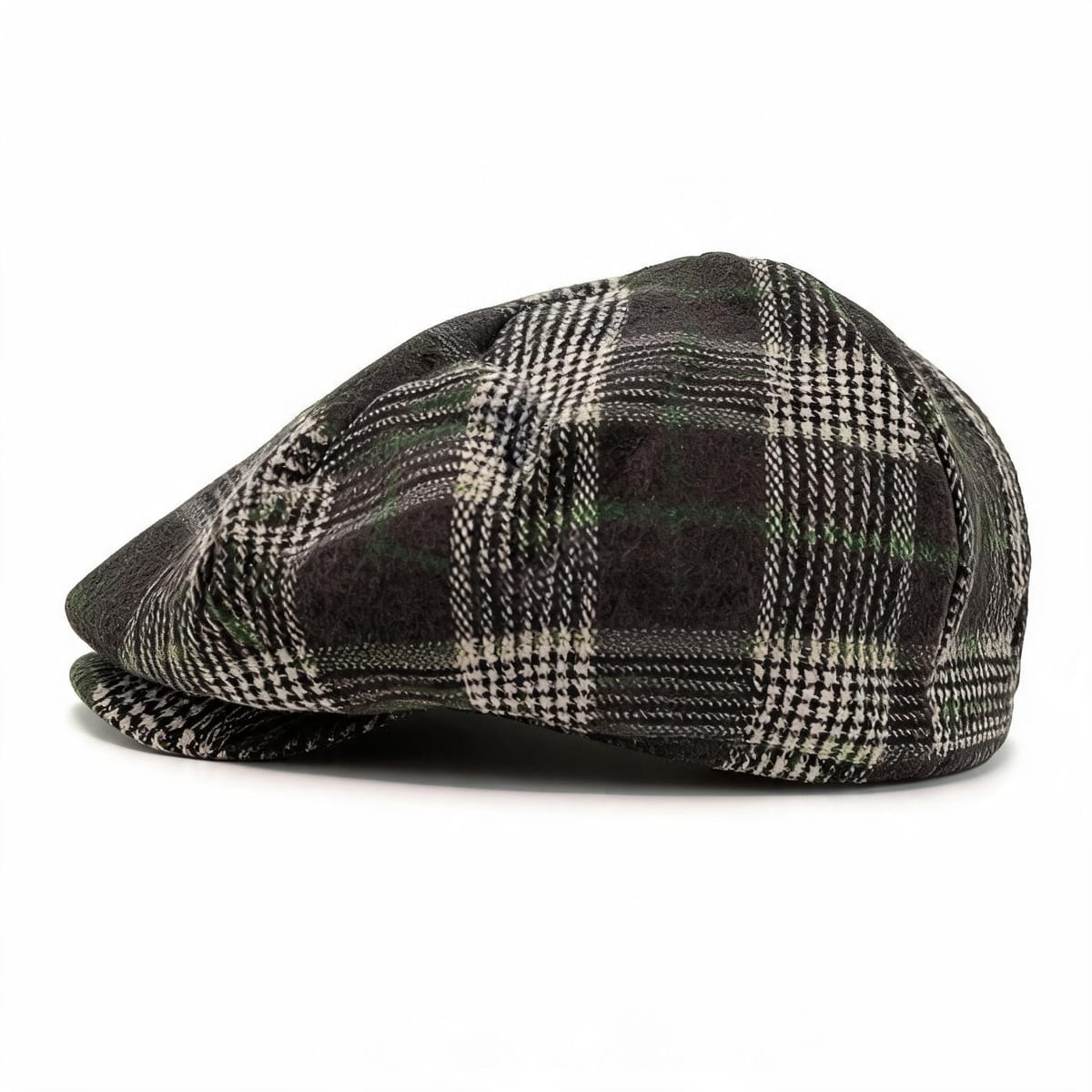 Coppola quadri con visiera rigida uomo - Verde