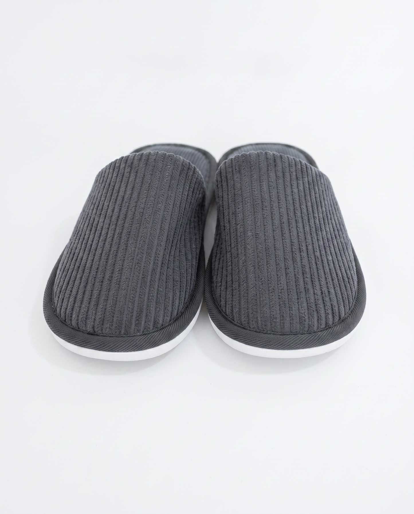 Men's colorful fabric slippers - Grey