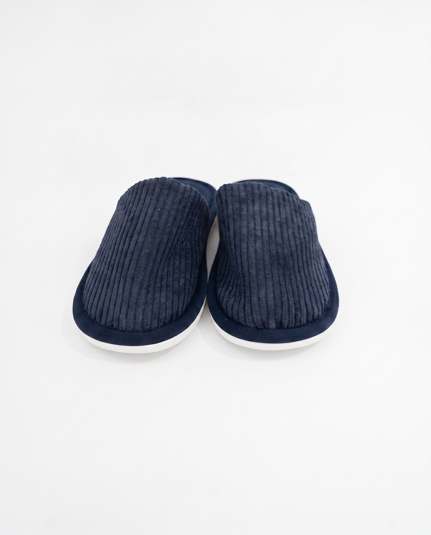 Men's colorful fabric slippers - Blue