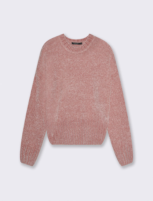 MAGLIA  IN CINIGLIA - Rosa antico