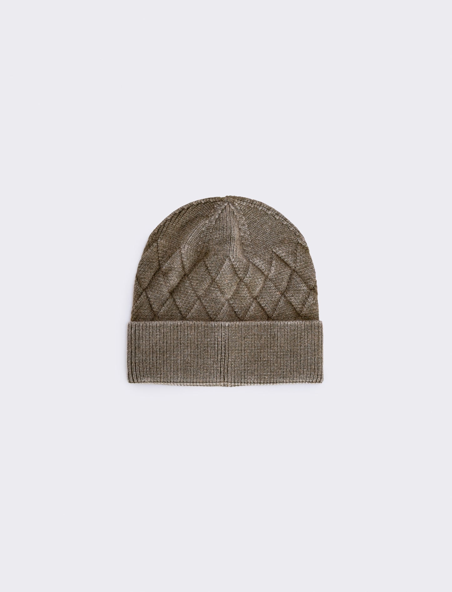 Cappello delavè stampa intreccio uomo - Verde