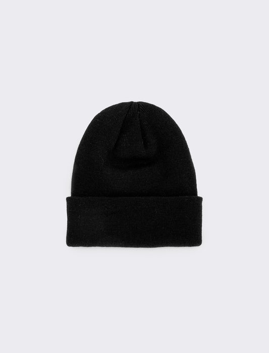 Cappello a coste basic per uomo - Nero