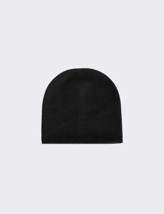 Cuffia in maglia leggera e comoda - Nero
