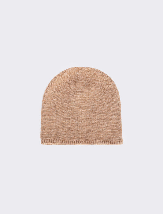 Cuffia in maglia leggera e comoda - Beige