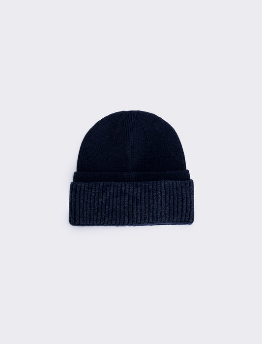Cappello doppio risvolto per uomo - Blu