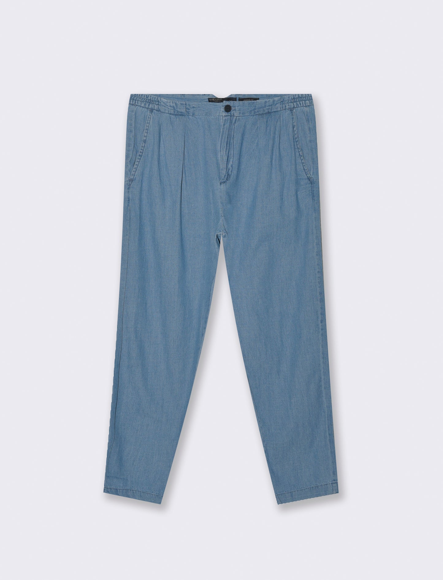 Pantalone chino in denim leggero da uomo - Denim chiaro