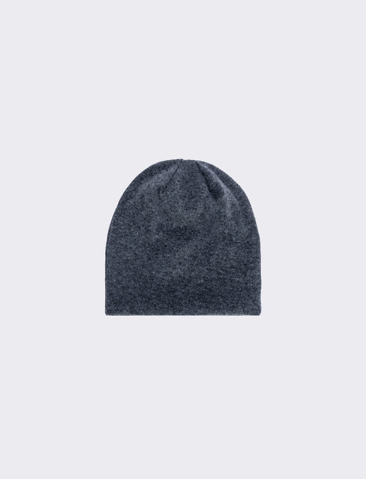 Cuffia melange con strappi trendy - Grigio