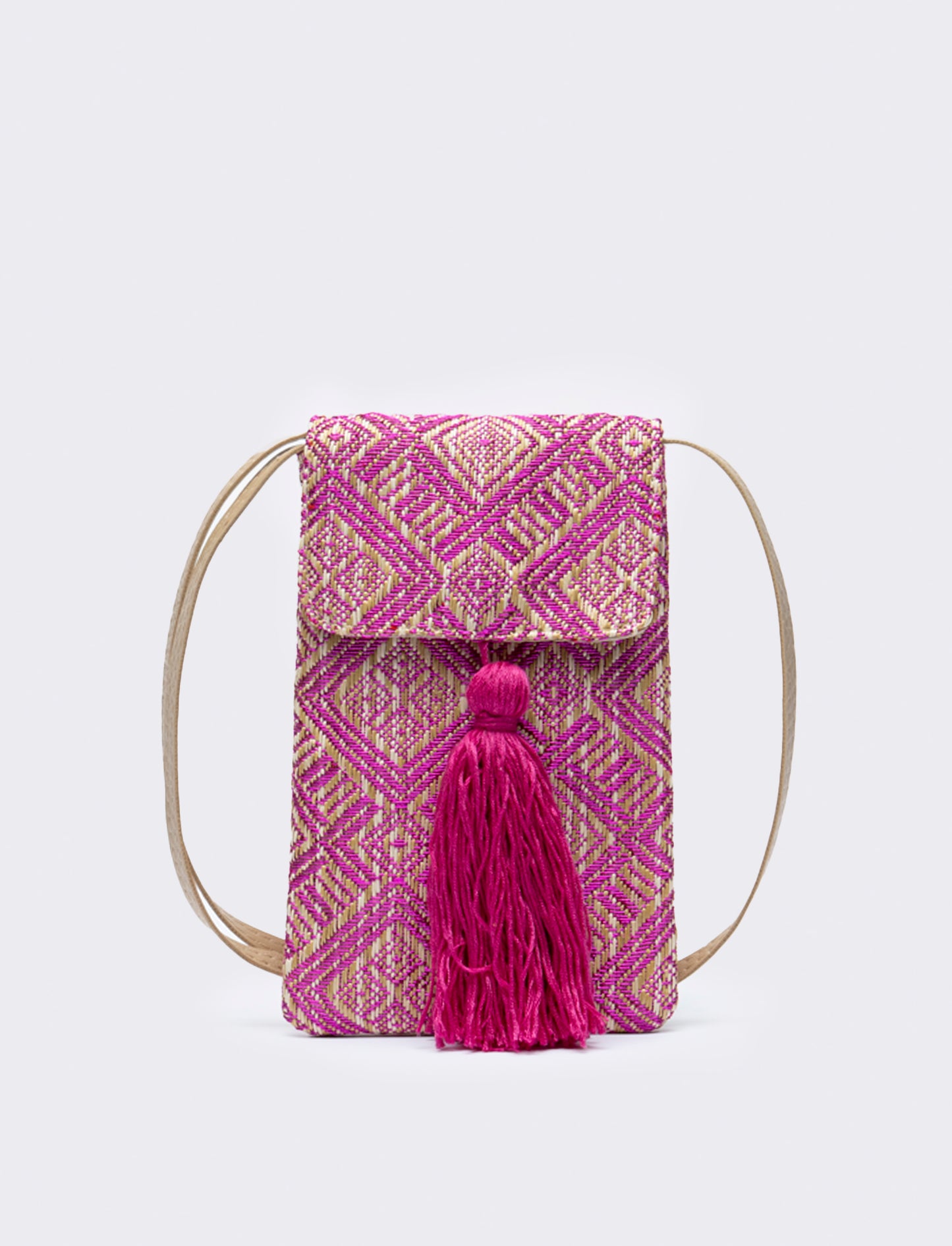 Tracollina donna porta tutto etno - Fuxia