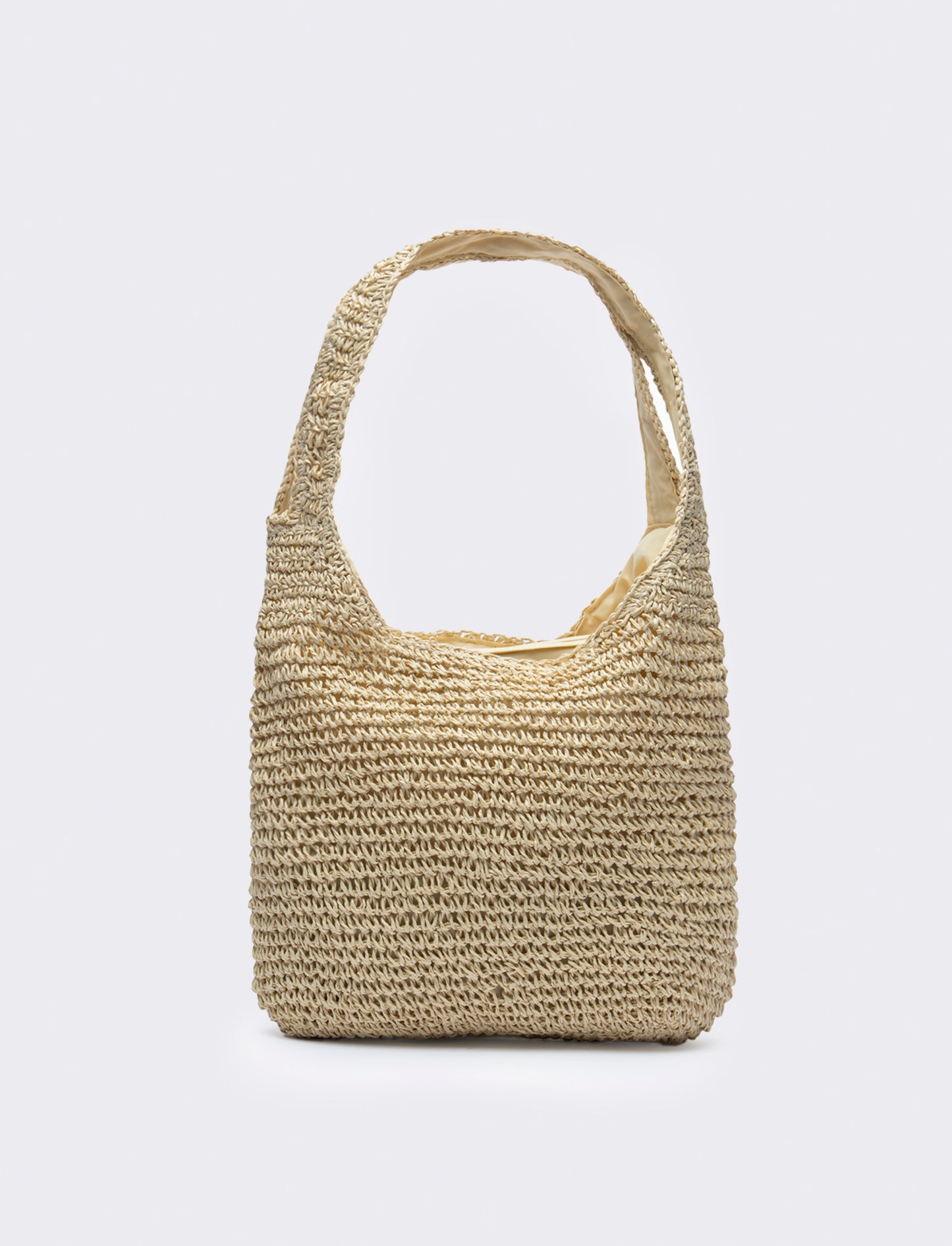 Borsa donna sacca in carta - Bianco natural