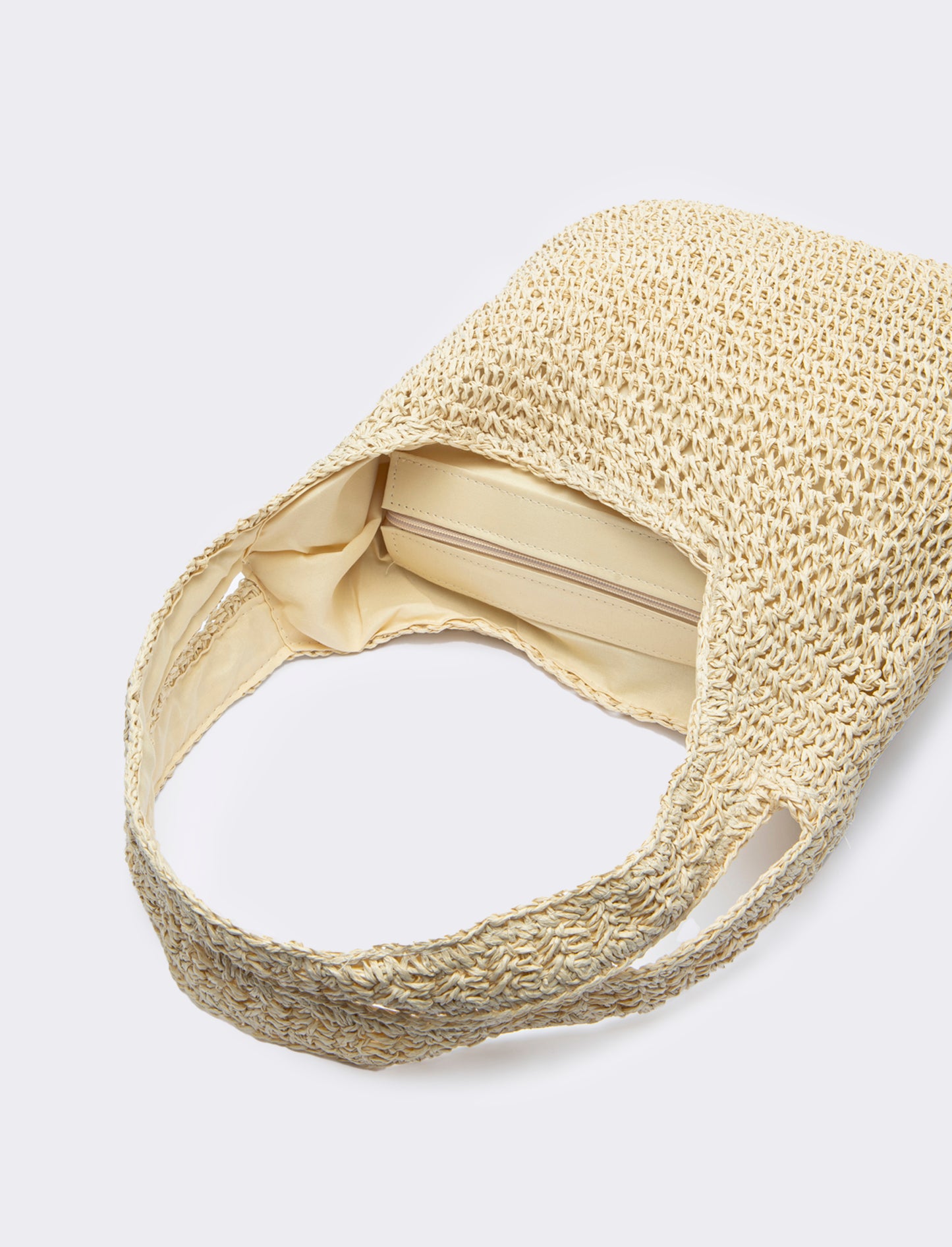 Borsa donna sacca in carta - Bianco natural