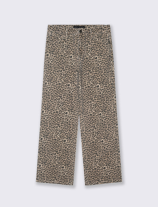 JEANS CON STAMPA ANIMALIER - var 1
