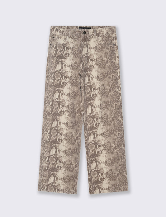 JEANS CON STAMPA ANIMALIER - var 2
