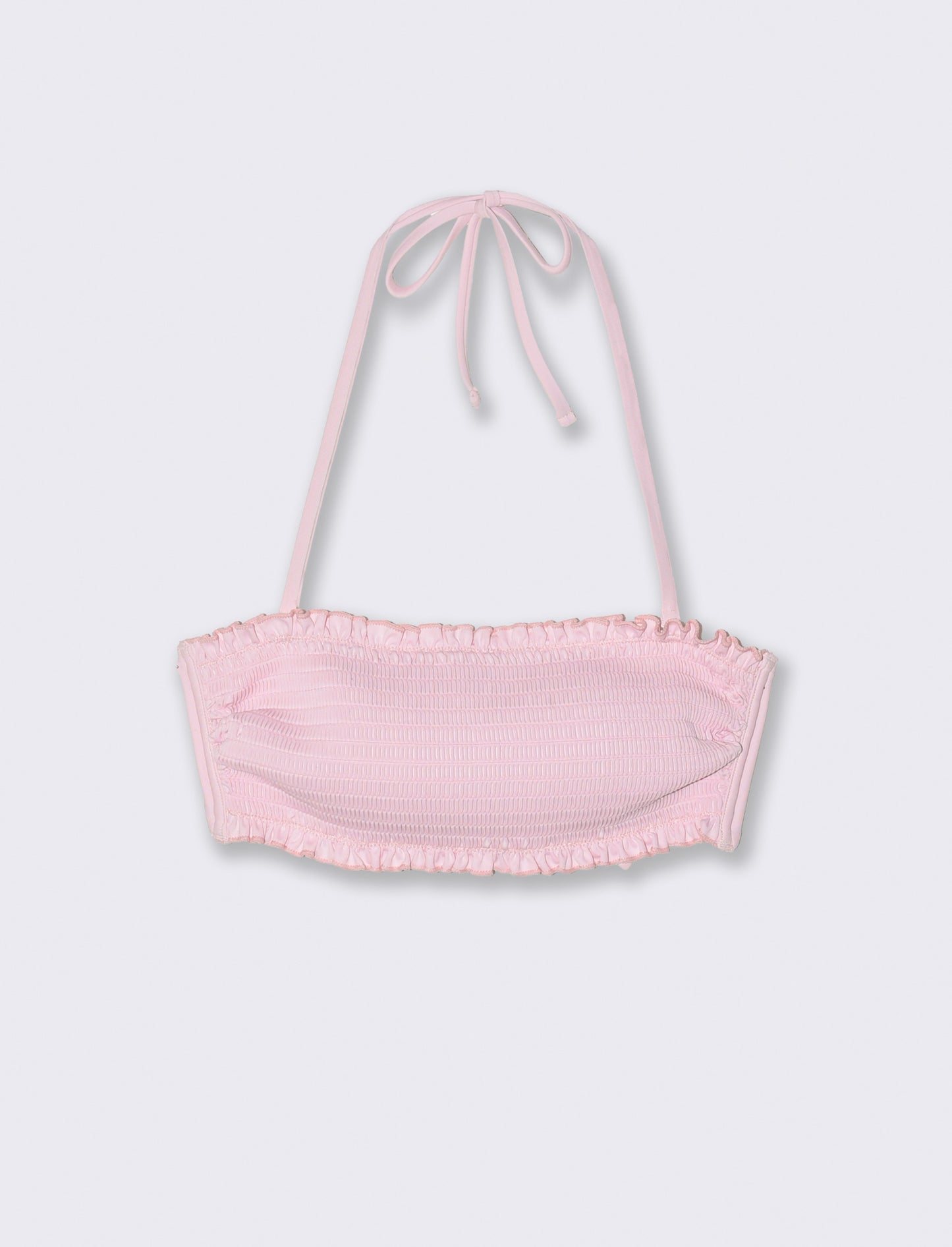 Reggiseno mare donna fascia regolabile punto smoke - Rosa