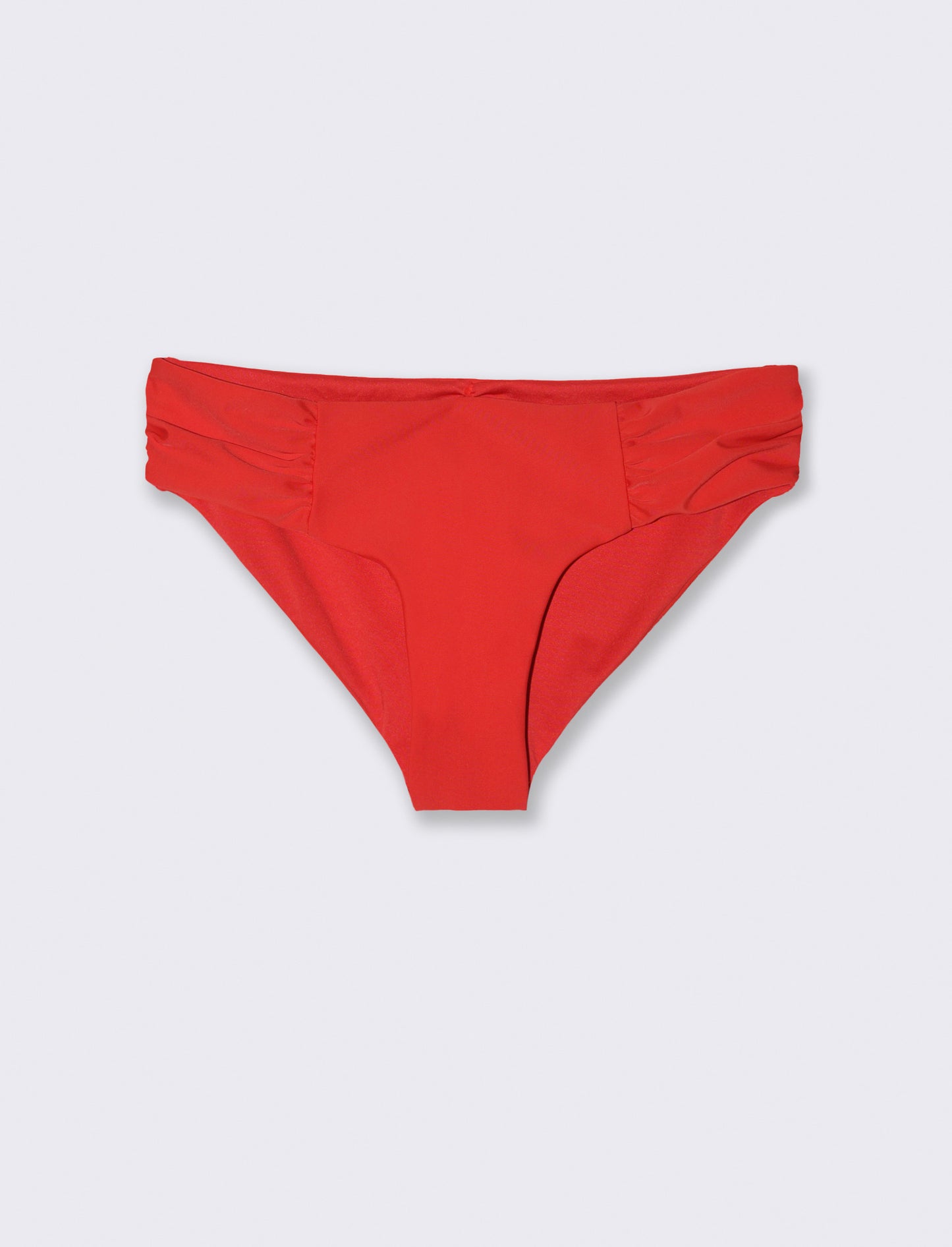 Slip mare donna vita alta con goffratura - Rosso