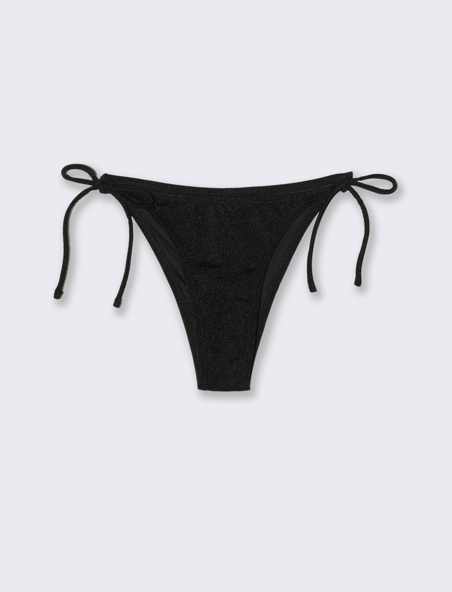 Slip mare donna con laccetti - Nero