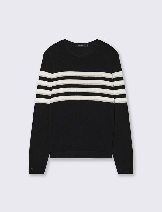 PULLOVER CON FANTASIA A STRISCE - var 1