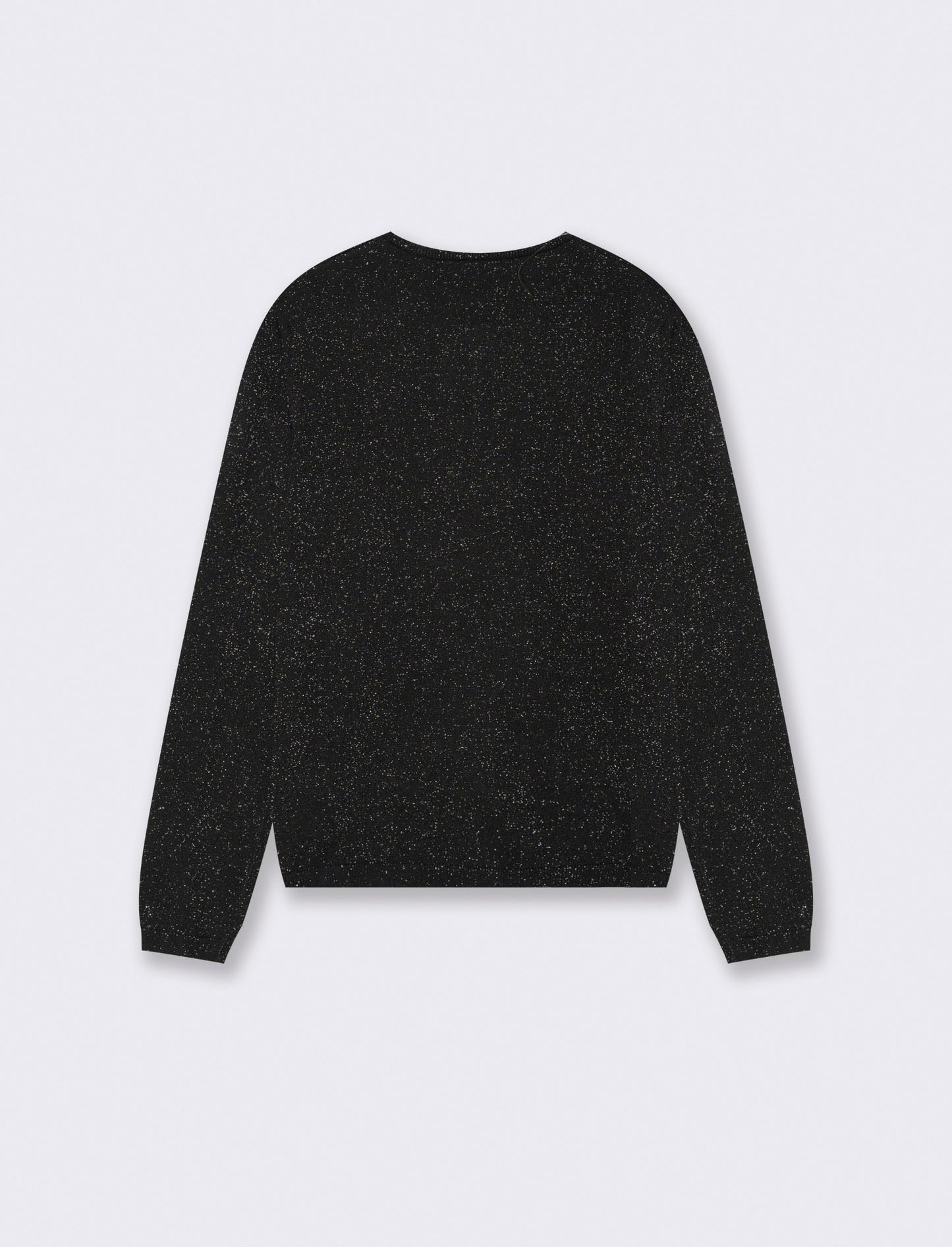 CARDIGAN CON TESSUTO CON FILO EFFETTO METALLO - Nero